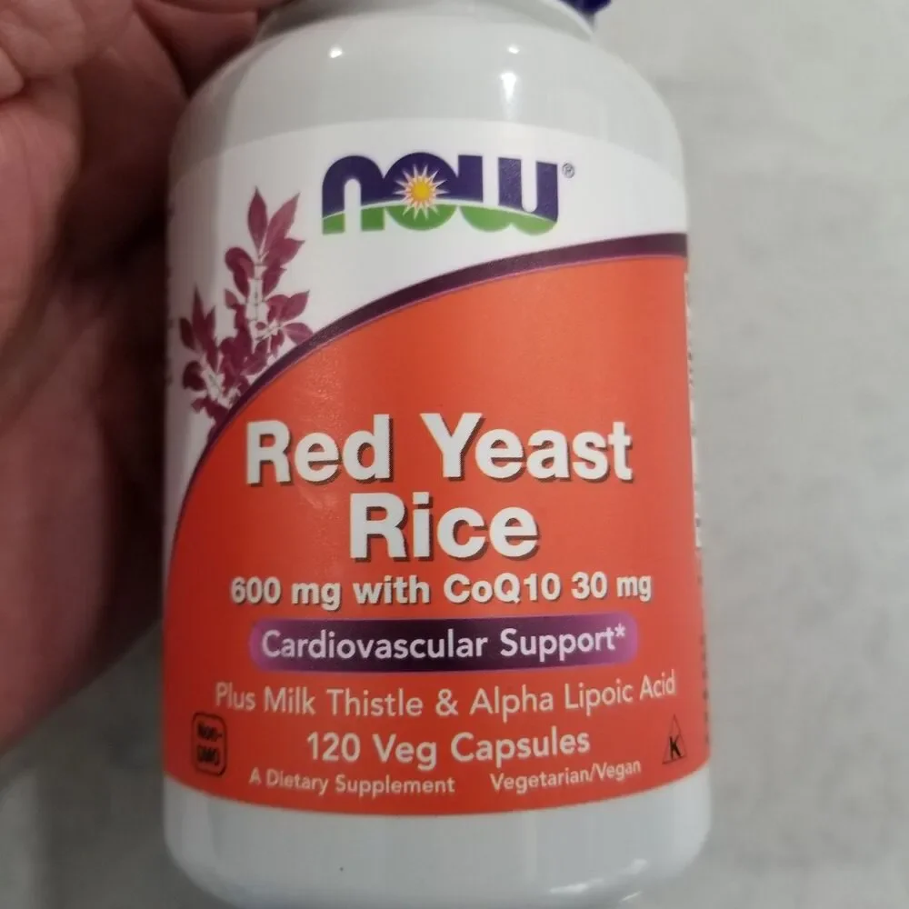 Now red yeast rice 600mg with coq10 30mg 120 veg capsules - Picture 7 of 7